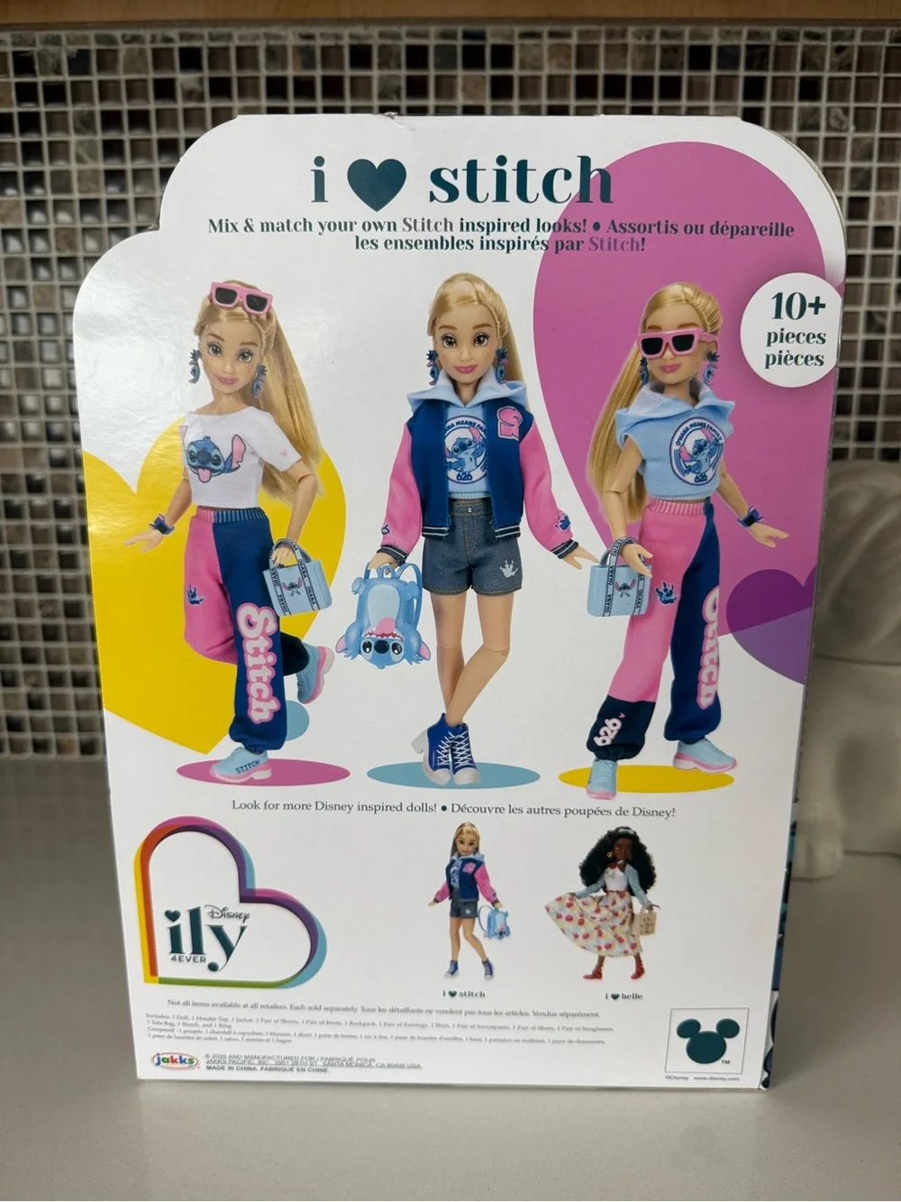 Disney Ily I Love Stitch Deluxe Fashion Doll